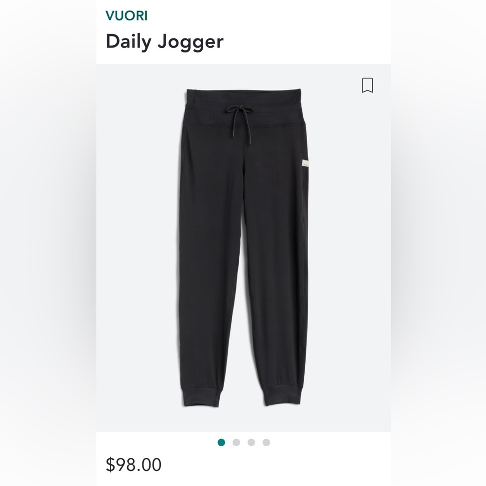 Vuori Daily Jogger in Black XL women’s